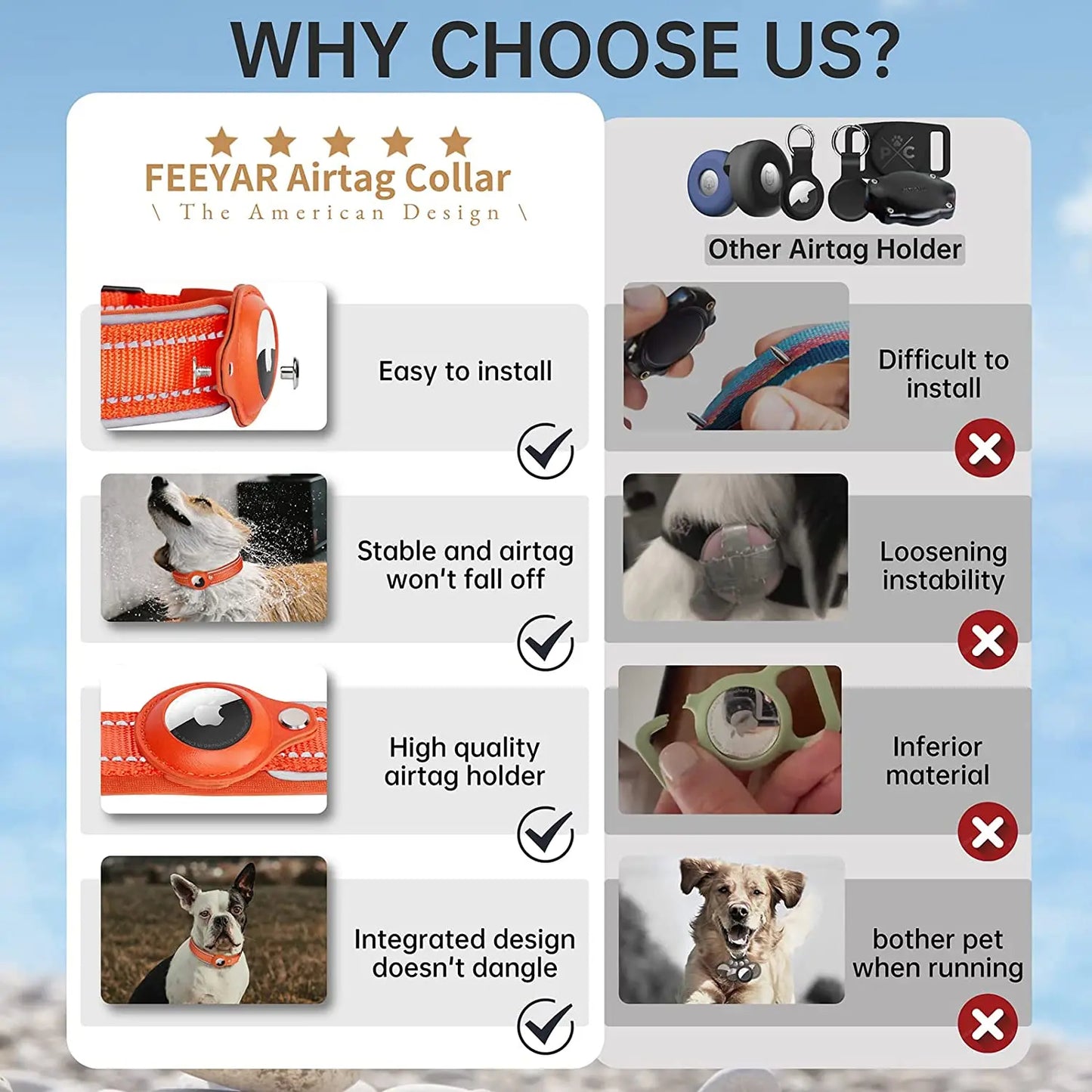 The PawTrack Airtag Dog Collar!