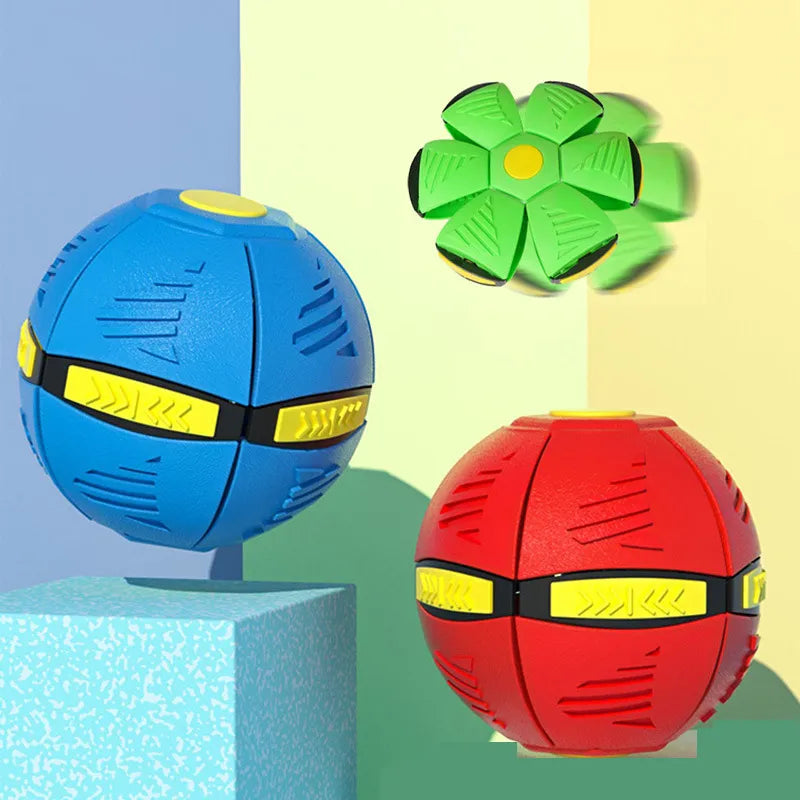 The SkyPup Flying Saucer Ball for Dogs